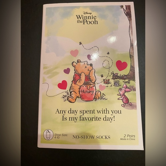 Woman's 6 Pair No Show Socks Size 4-10 Hello Kitty Winnie the Pooh Queen Screams - Picture 11 of 14